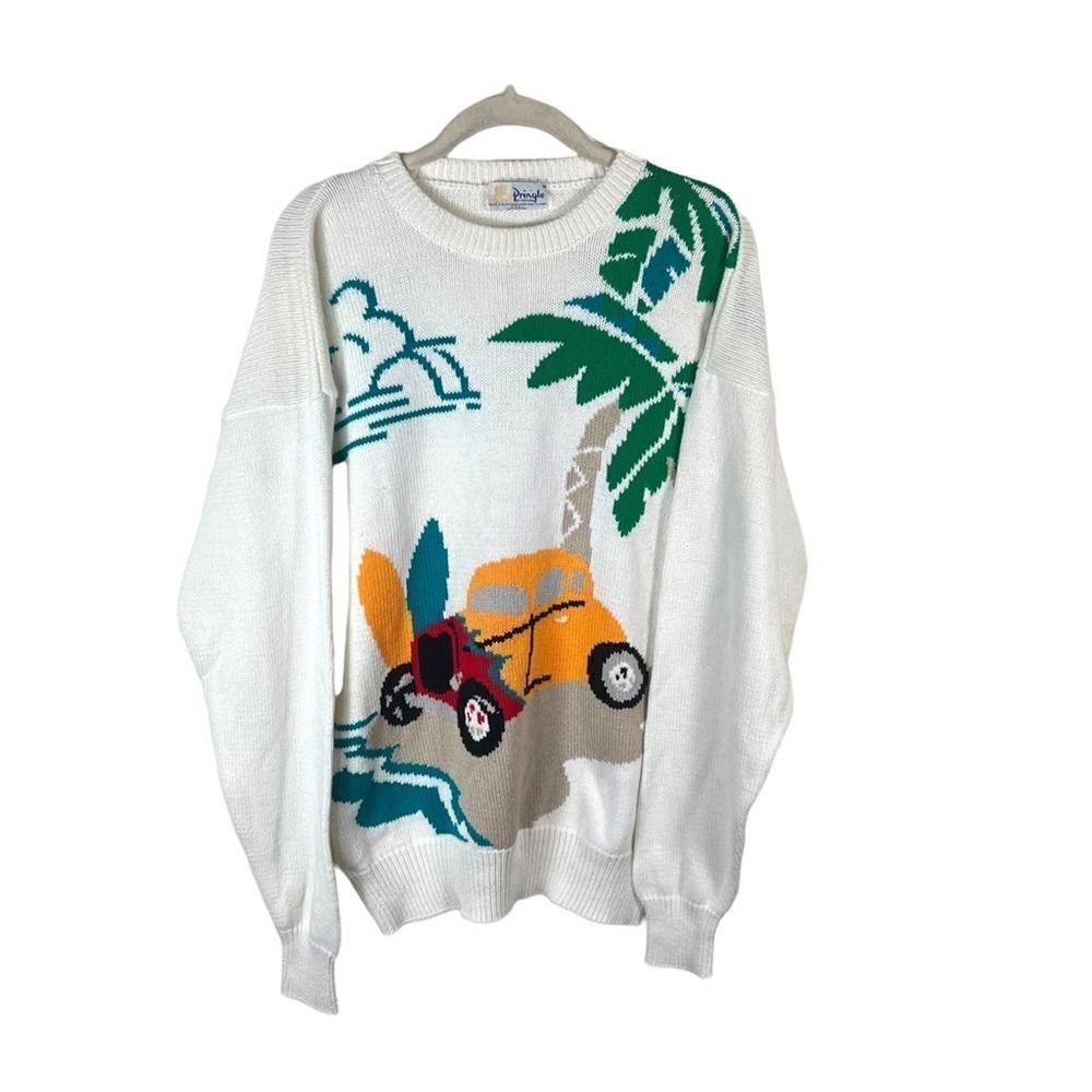 Rare! Vintage Pringle Of Scotland Surfboard Sweater